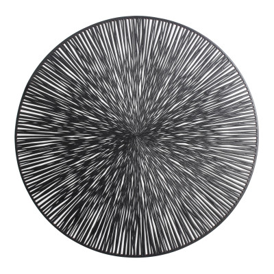 Podkładka SPIN,śr.38cm, kolor czarny