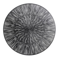 Podkładka SPIN,śr.38cm, kolor czarny