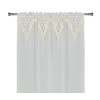 Firanka z tunelem BOHO 140/300 cm, kolor biały