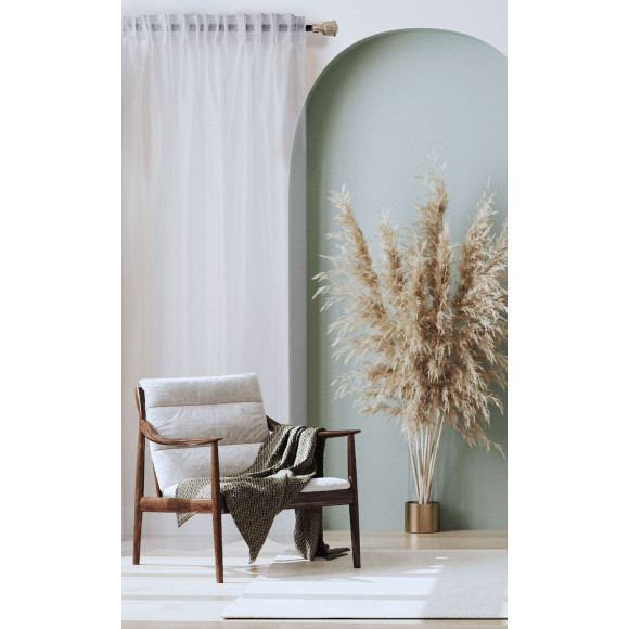 Firana z taśmą CRYSTAL CHIC 300x160 optical white