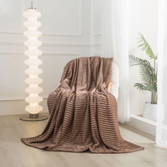 Koc PASU rozmiar 150/200cm kolor cappuccino