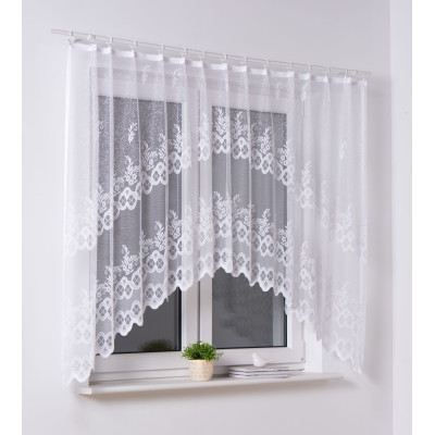 Firana żakardowa MARTA, 300/150 cm, kolor biały