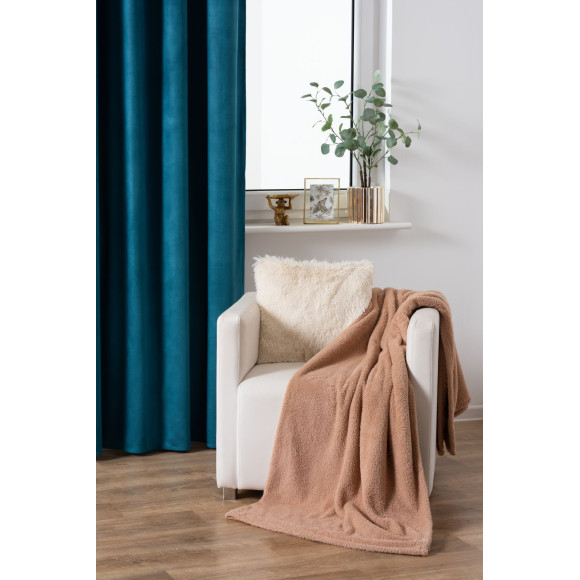 Koc SACAI rozmiar 150/200cm kolor beżowy