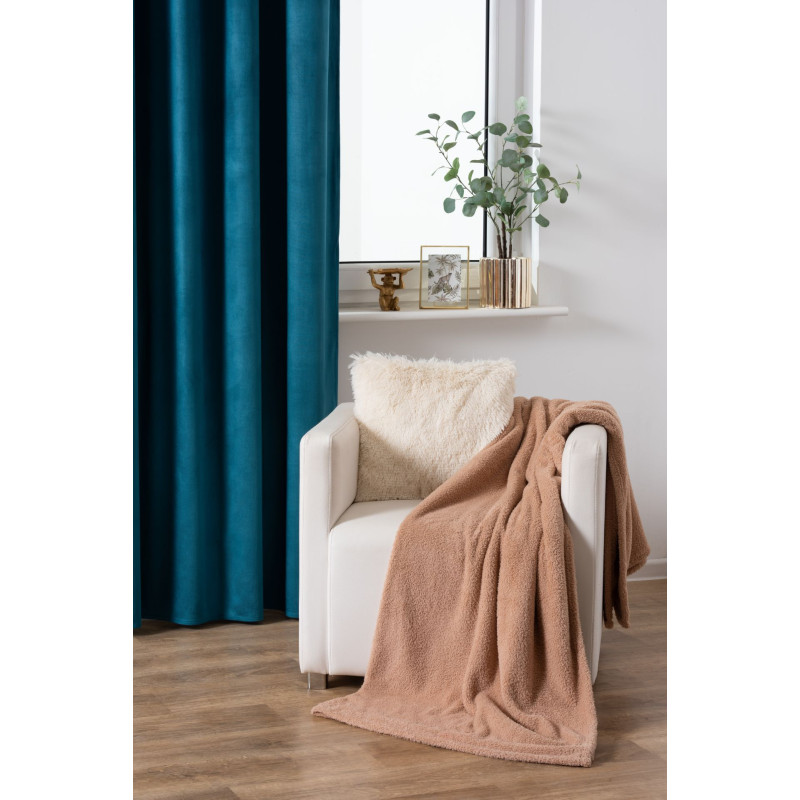 Koc SACAI rozmiar 150/200cm kolor beżowy