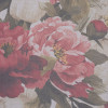 Firana z taśmą PIVOINE 140x260cm, wzór kwiatowy