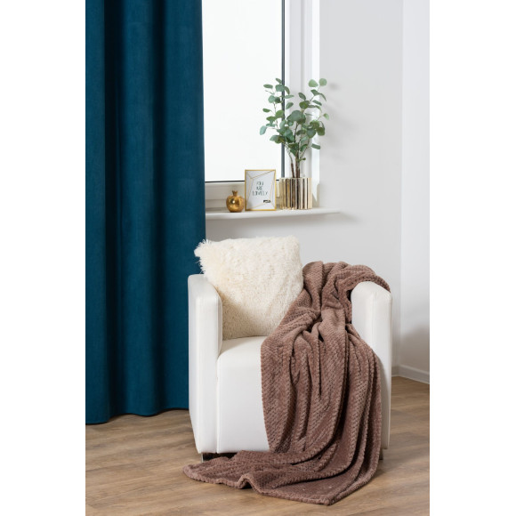Koc MANA rozmiar 150/200cm kolor cappuccino