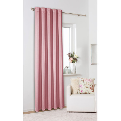 Zasłona z taśmą FAMOUS CHIC 135x270 pudrowy róż