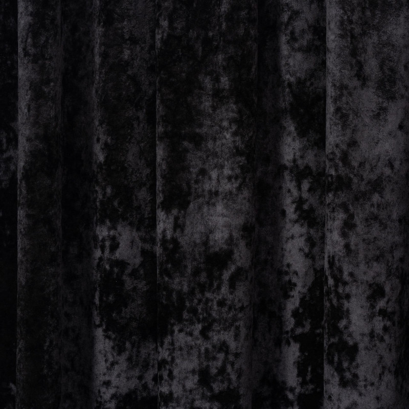 Zasłona na taśmie FROSTY 140x260cm, czarna