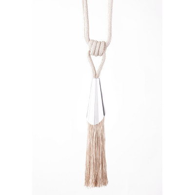 Chwost do upinania z osłonką KARL CHIC 60cm platyn