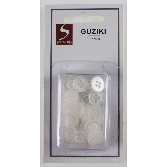 Zestaw, 30 sztuk w opak.GUZIKI