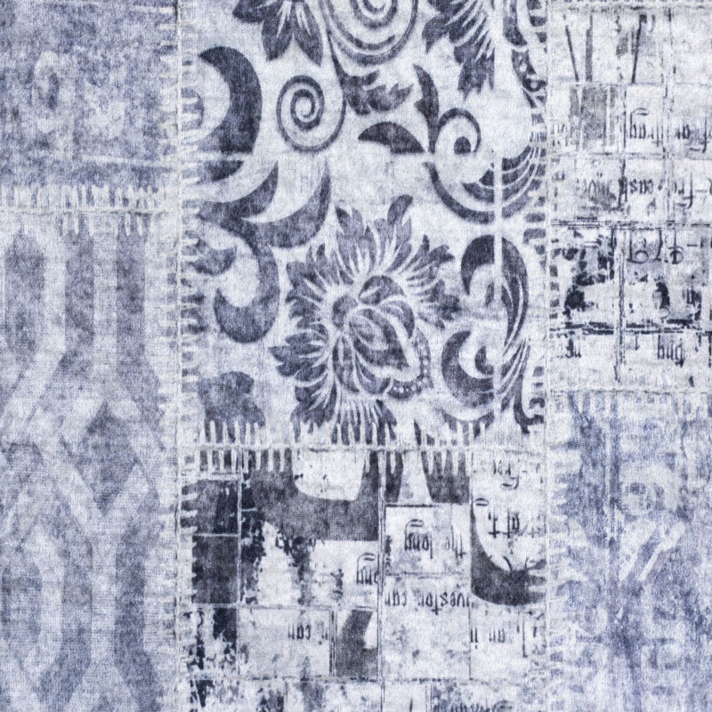 Dywan drukowany INDU, petra 160x230cm, kolor szary