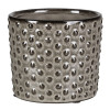Osłonka KARIN ceramiczna 16x16x15-szara bubble