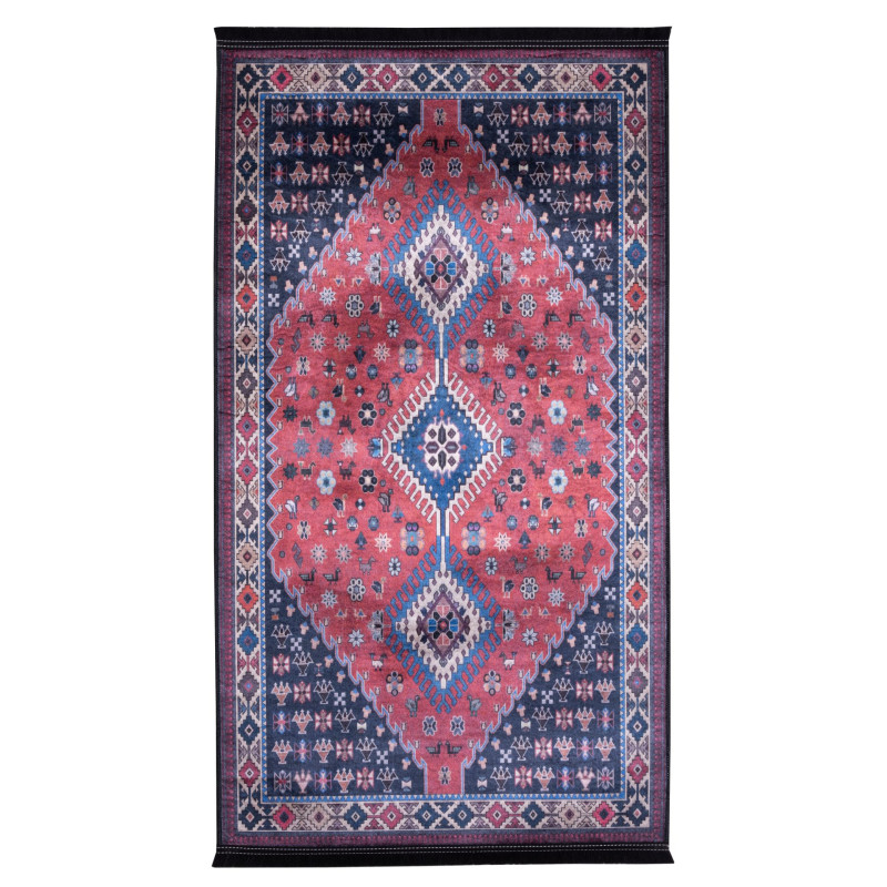 Dywan drukowany CORU, petra 60x120cm, kolor bordowy
