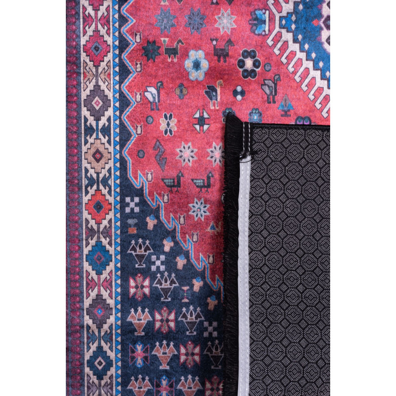 Dywan drukowany CORU, petra 60x120cm, kolor bordowy