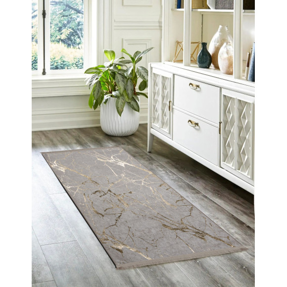 Dywan drukowany NEVA,petra folia 60x100cm,kolor beż