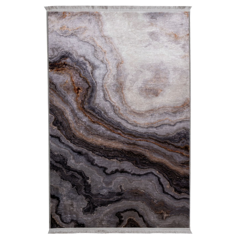 Dywan drukowany AGAT, petra 50x80cm, kolor szary