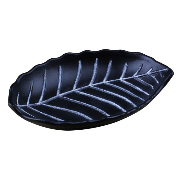 Dekoracja MUNDA 18x13,5x3,5cm, MDF. kolor czarny