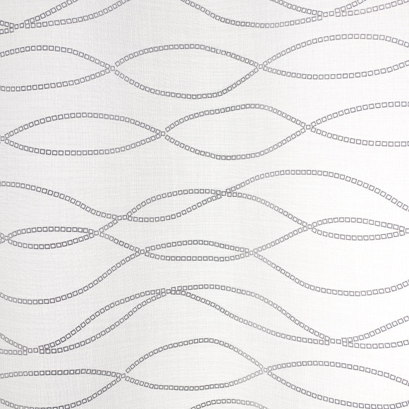 Firana z kółkami CHIC CHAIN 140x270 bia/sre