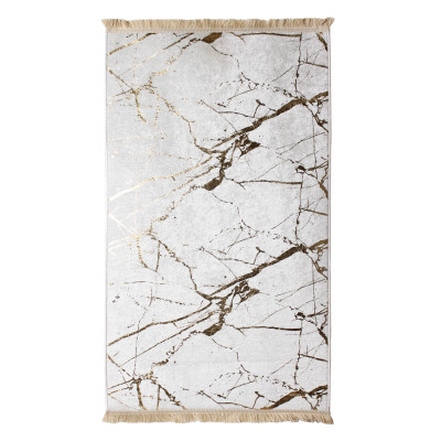 Dywan drukowany NEVA,petra folia 80x140cm,kolor bia