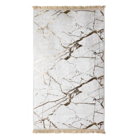 Dywan drukowany NEVA,petra folia 80x140cm,kolor bia