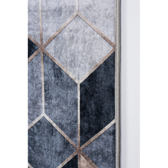 Dywan drukowany ARNO, petra 80x140cm, kolor czarny