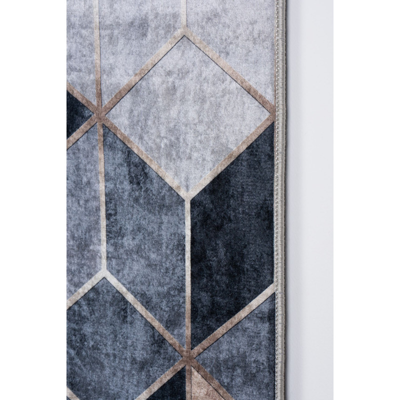 Dywan drukowany ARNO, petra 80x140cm, kolor czarny