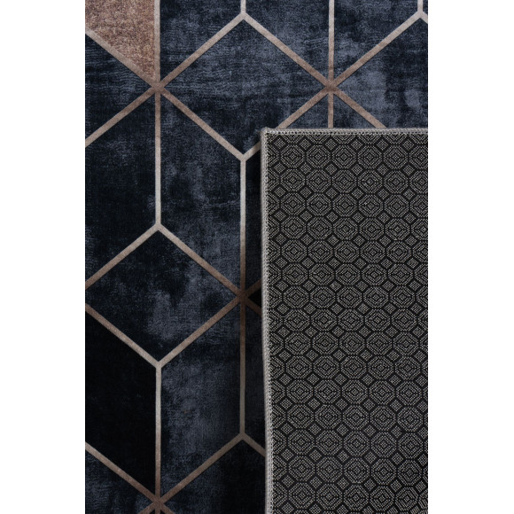 Dywan drukowany ARNO, petra 80x140cm, kolor czarny