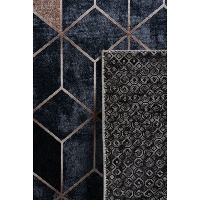 Dywan drukowany ARNO, petra 80x140cm, kolor czarny