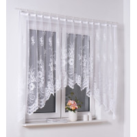 Firana żakardowa LAURA, 300/150 cm, kolor biały