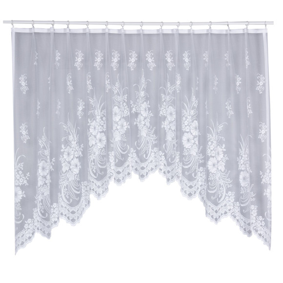 Firana żakardowa LAURA, 300/150 cm, kolor biały