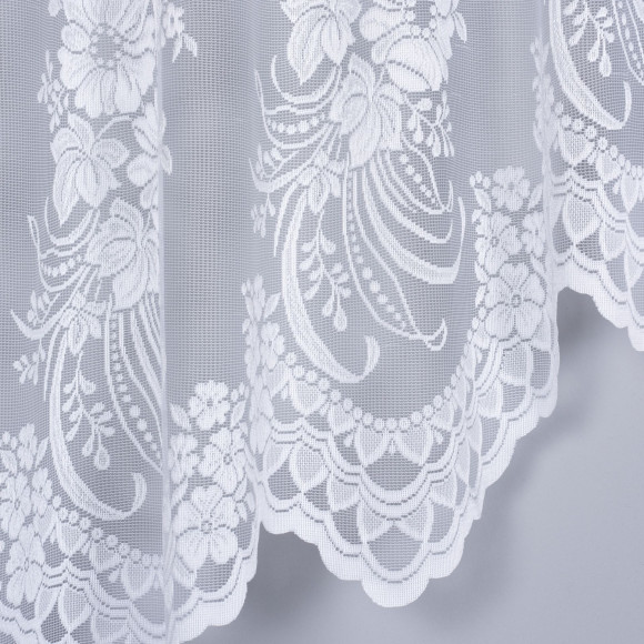 Firana żakardowa LAURA, 300/150 cm, kolor biały