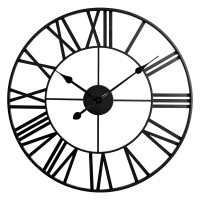 Zegar ścienny SOLAR-2N śr. 60cm czarny-MC