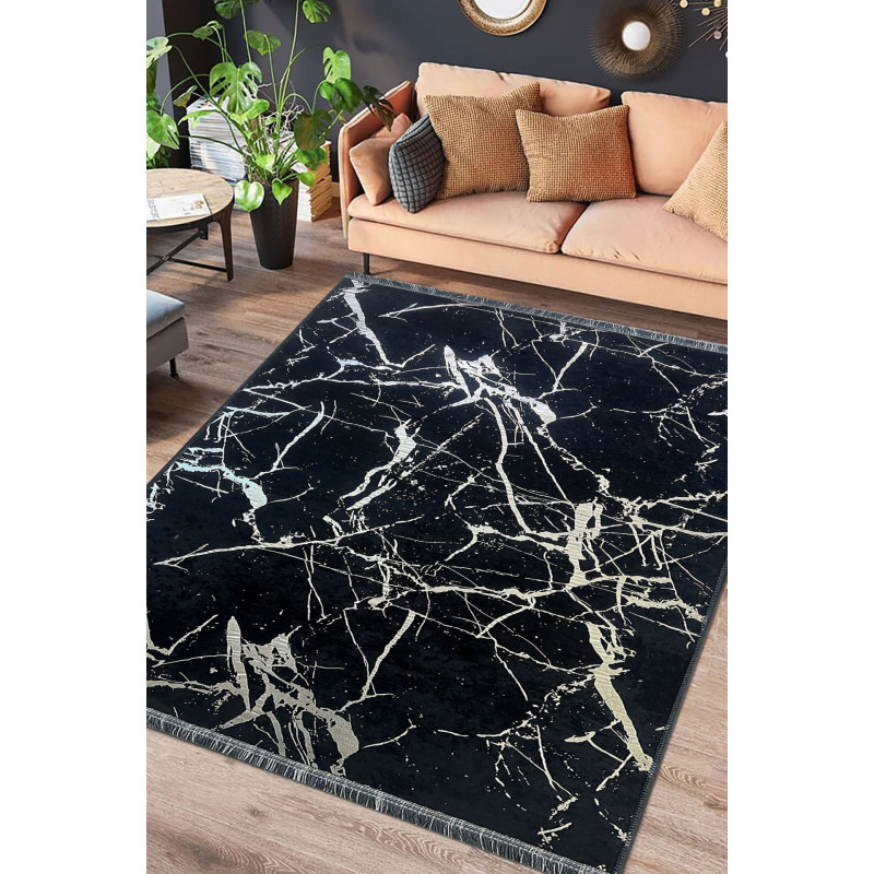 Dywan drukowany NEVA,petra folia 160x230cm,cza-sre