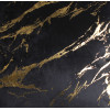 Obrus STORM 85x85cm, czarny/złoty