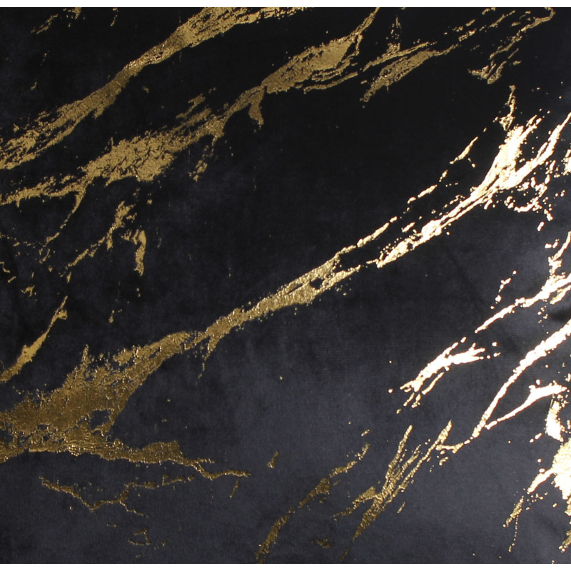 Obrus STORM 85x85cm, czarny/złoty
