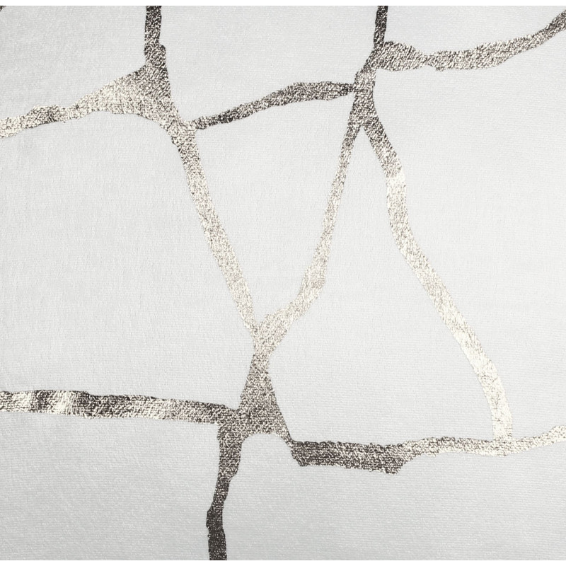 Obrus WUSTE 85x85cm, ecru/srebrny