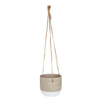Osł.wisząca LINAS ter 14X14X12,5cm beżowo-biała
