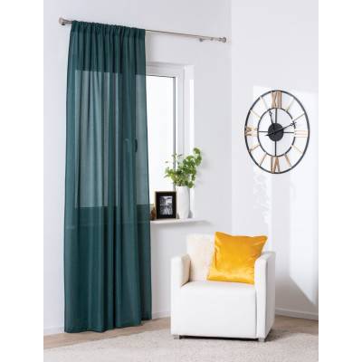 Zasłona z tunelem DERBY 140x260cm zielony