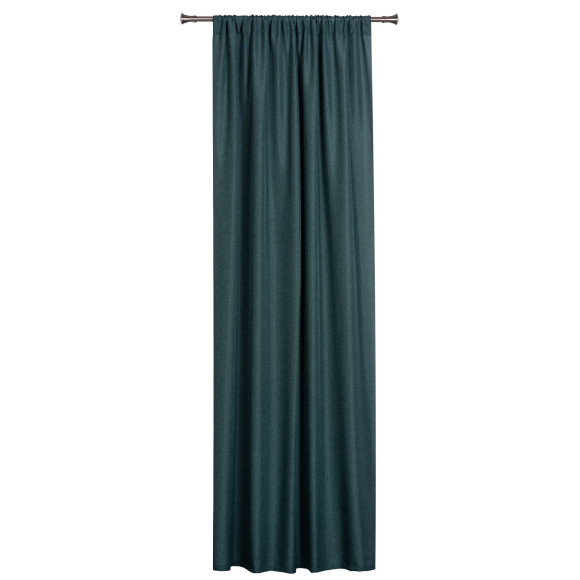 Zasłona z tunelem DERBY 140x260cm zielony