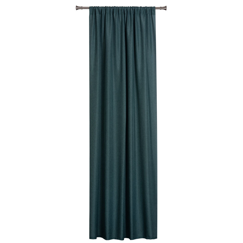 Zasłona z tunelem DERBY 140x260cm zielony