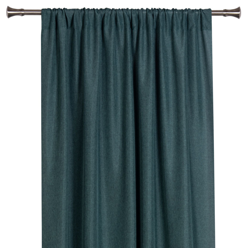 Zasłona z tunelem DERBY 140x260cm zielony