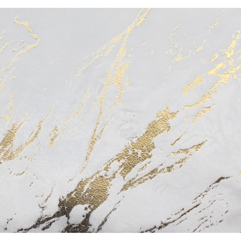 Bieżnik STORM rozm. 35x140cm,kolor biały/złoty