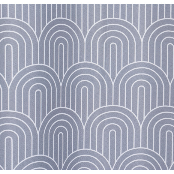Zasłona z kółkami PULA 140x260 cm, kolor szary