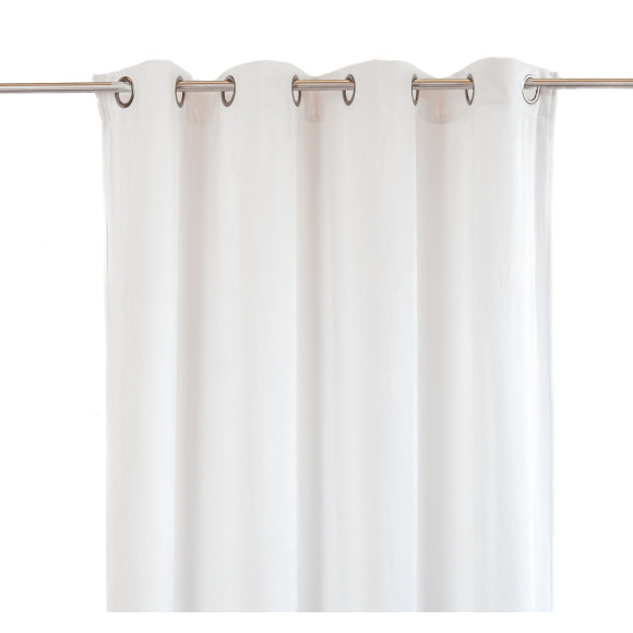 Zasłona z kólkami WHITE CHIC 140x270 biały