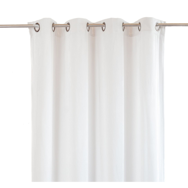 Zasłona z kólkami WHITE CHIC 140x270 biały