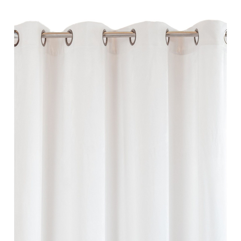 Zasłona z kólkami WHITE CHIC 140x270 biały