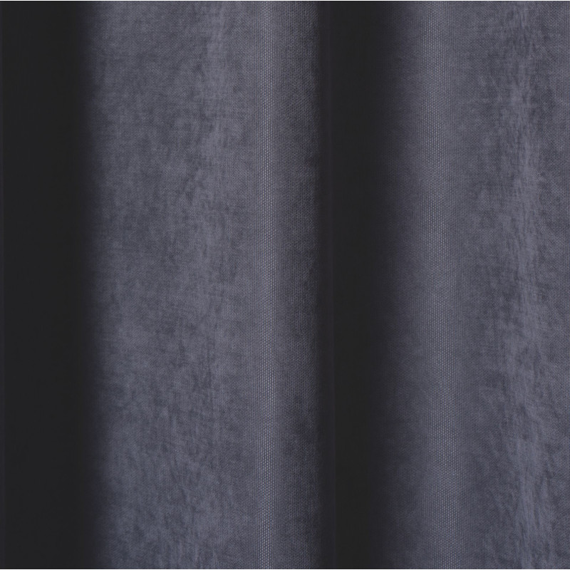 Zasłona z taśmą ZAHRA 140x280 cm ciemnoszary 
