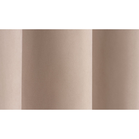 Zasłona z taśmą SOFT CHIC 135x270 beż