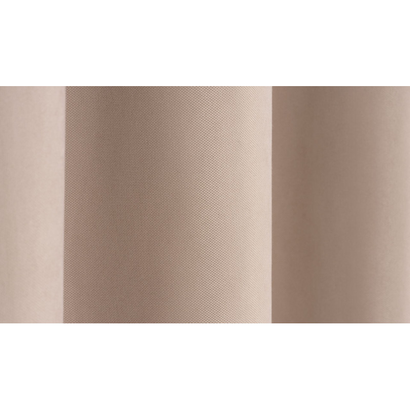 Zasłona z taśmą SOFT CHIC 135x270 beż