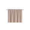 Zasłona z taśmą SOFT CHIC 135x270 beż